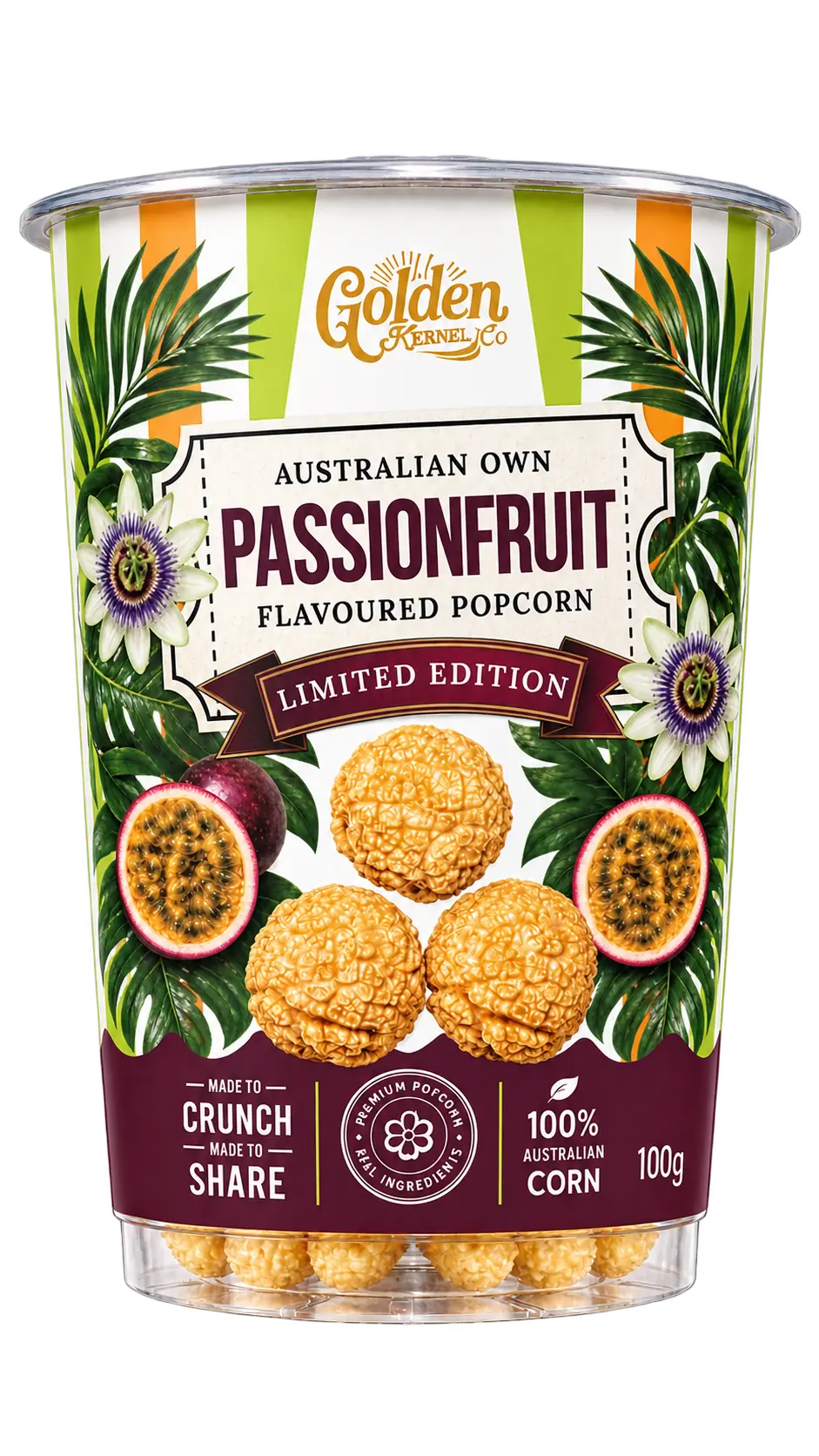 Passionfruit Popcorn cup